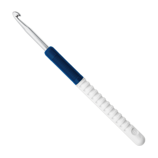 Крючок вязальный с пластиковой ручкой №5,5 15см