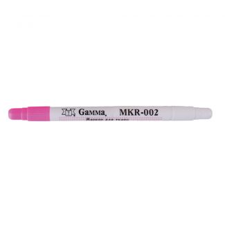 Мел, карандаши, маркеры "Gamma"   MKR-002   Маркер самоисчезающий с корректором   розовый